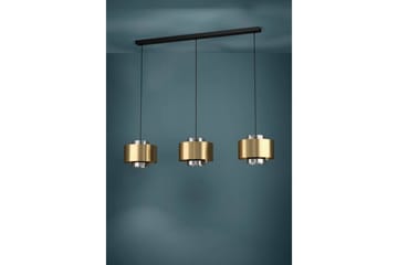 Takpendel Eglo Duglia Transparent/Gull med 3 Lamper - Belysning - Innendørsbelysning & Lamper - Taklampe - Pendellamper & Hengelamper