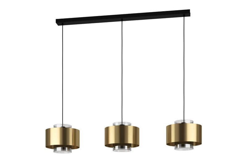 Takpendel Eglo Duglia Transparent/Gull med 3 Lamper - Belysning - Innendørsbelysning & Lamper - Taklampe - Pendellamper & Hengelamper
