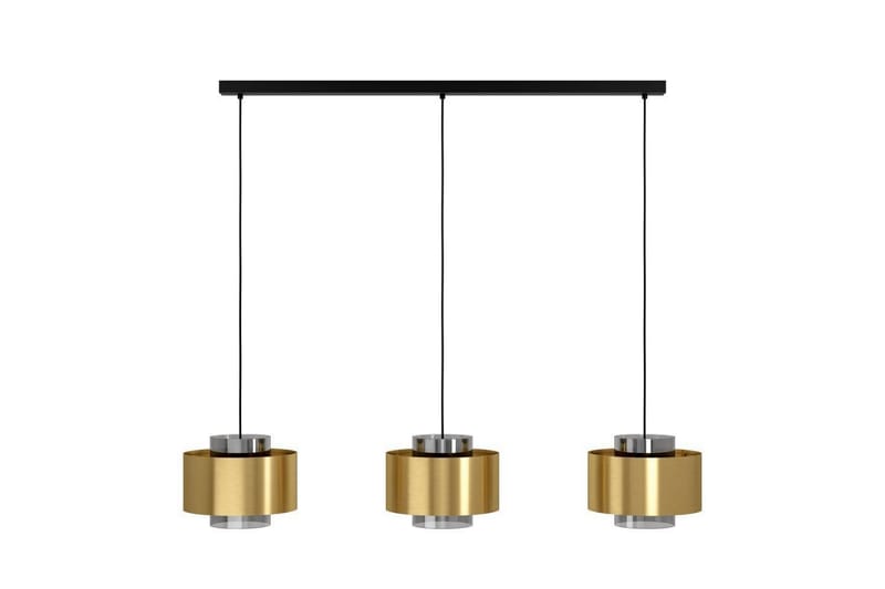 Takpendel Eglo Duglia Transparent/Gull med 3 Lamper - Belysning - Innendørsbelysning & Lamper - Taklampe - Pendellamper & Hengelamper