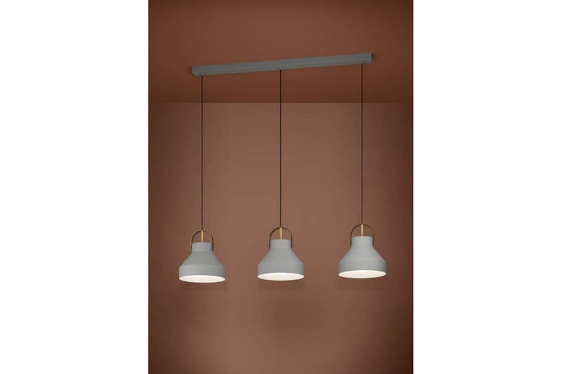 Takpendel Eglo Estepona Grå med 3 Lamper - Belysning - Innendørsbelysning & Lamper - Taklampe - Pendellamper & Hengelamper