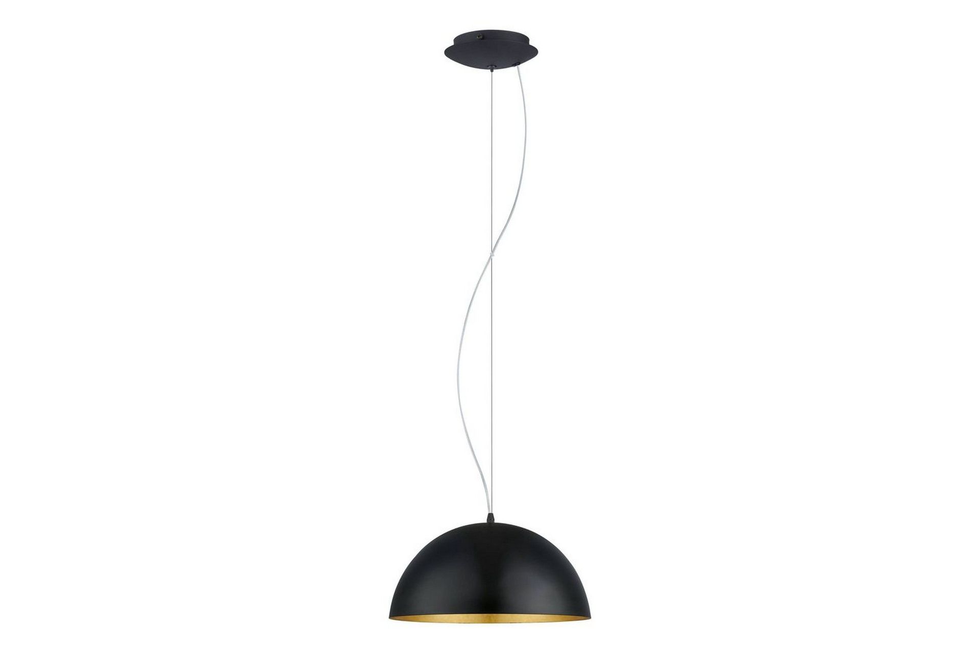 Takpendel Eglo Gaetano 1 Ø380 mm - Svart/Gull