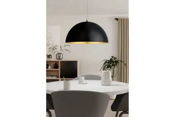 Takpendel Eglo Gaetano 1 Ø530 mm svart, gull - Svart/Gull - Belysning - Innendørsbelysning & Lamper - Taklampe - Pendellamper & Hengelamper