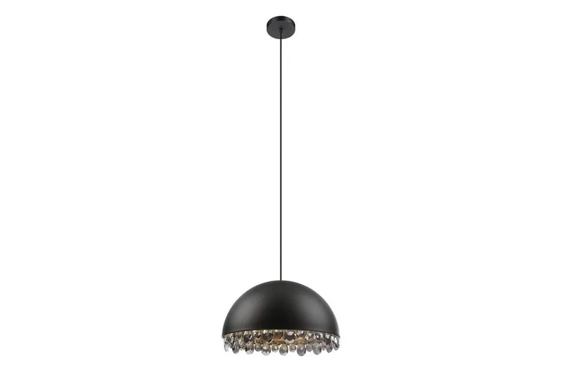 Takpendel Eglo Gaetano 2 Svart/Gull Krystall, undefined