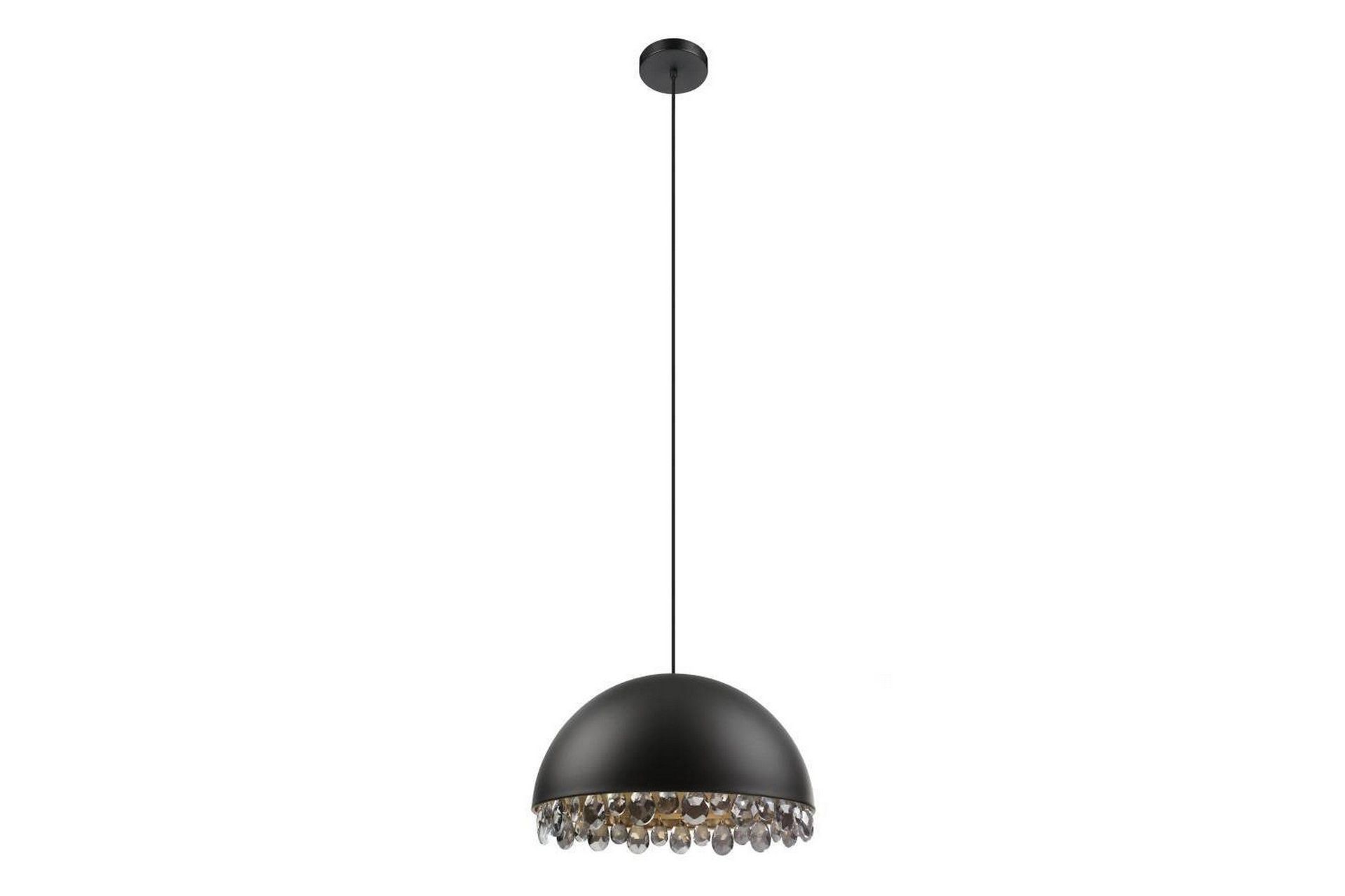 Takpendel Eglo Gaetano 2 Svart/Gull Krystall -