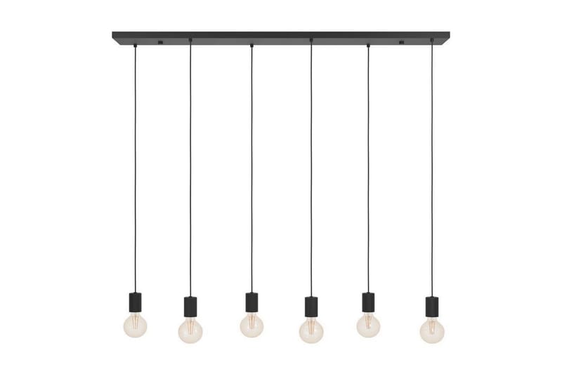 Takpendel Eglo Huebro Svart med 6 Lamper - Belysning - Innendørsbelysning & Lamper - Taklampe - Pendellamper & Hengelamper