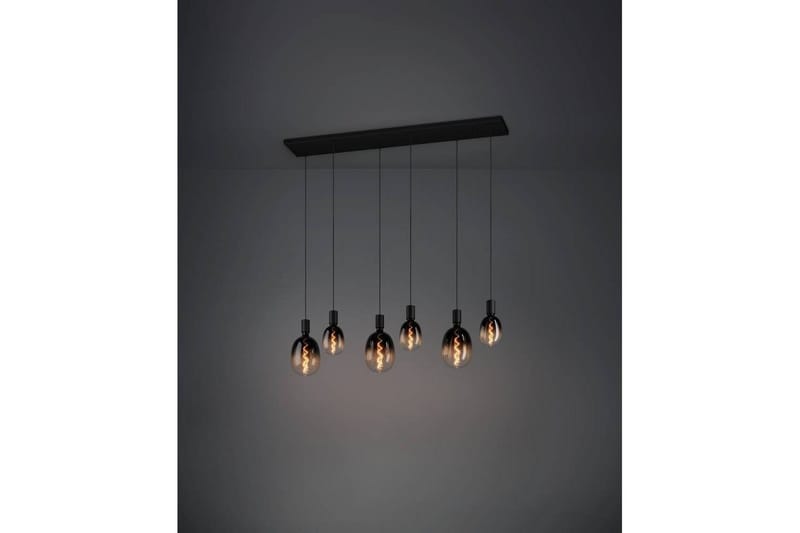 Takpendel Eglo Huebro Svart med 6 Lamper - Belysning - Innendørsbelysning & Lamper - Taklampe - Pendellamper & Hengelamper