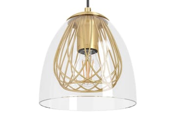 Takpendel Eglo Jazminia Messing/Klar med 4 Lamper - Belysning - Innendørsbelysning & Lamper - Taklampe - Pendellamper & Hengelamper