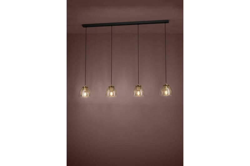 Takpendel Eglo Jazminia Messing/Klar med 4 Lamper - Belysning - Innendørsbelysning & Lamper - Taklampe - Pendellamper & Hengelamper