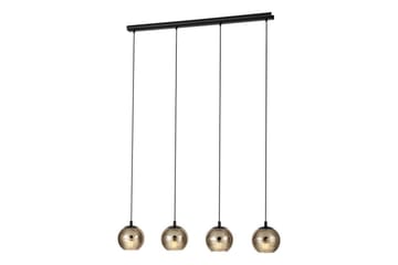 Takpendel Eglo Lemorieta Svart/Gull med 4 Lamper - Belysning - Innendørsbelysning & Lamper - Taklampe - Pendellamper & Hengelamper