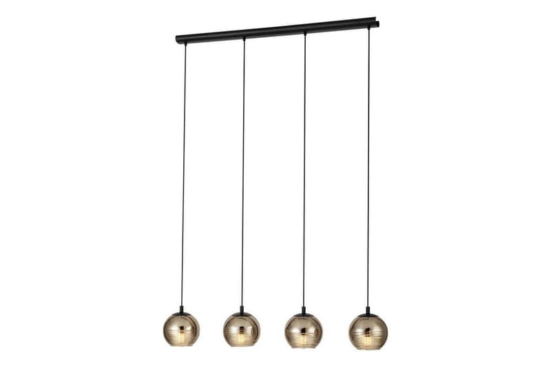 Takpendel Eglo Lemorieta Svart/Gull med 4 Lamper - Belysning - Innendørsbelysning & Lamper - Taklampe - Pendellamper & Hengelamper