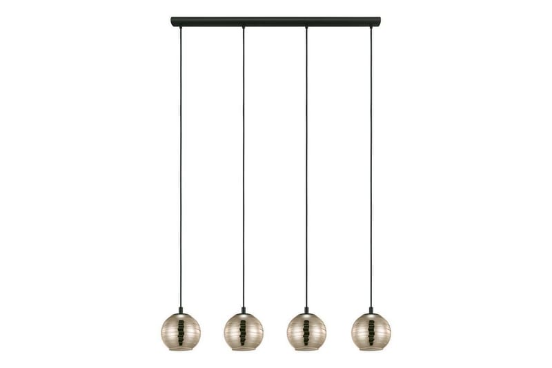 Takpendel Eglo Lemorieta Svart/Gull med 4 Lamper - Belysning - Innendørsbelysning & Lamper - Taklampe - Pendellamper & Hengelamper