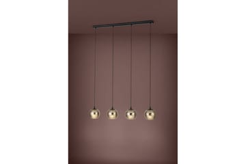 Takpendel Eglo Lemorieta Svart/Gull med 4 Lamper - Belysning - Innendørsbelysning & Lamper - Taklampe - Pendellamper & Hengelamper