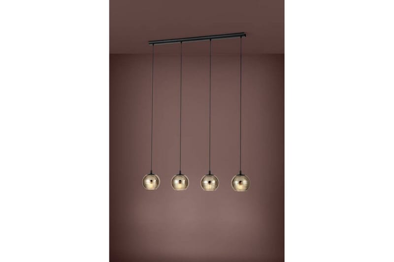 Takpendel Eglo Lemorieta Svart/Gull med 4 Lamper - Belysning - Innendørsbelysning & Lamper - Taklampe - Pendellamper & Hengelamper