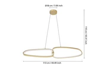 Takpendel Eglo Lodosa Messing - Belysning - Innendørsbelysning & Lamper - Taklampe - Pendellamper & Hengelamper