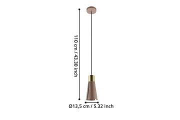 Takpendel Eglo Losalomas - Bronse/Gull - Belysning - Innendørsbelysning & Lamper - Taklampe - Pendellamper & Hengelamper