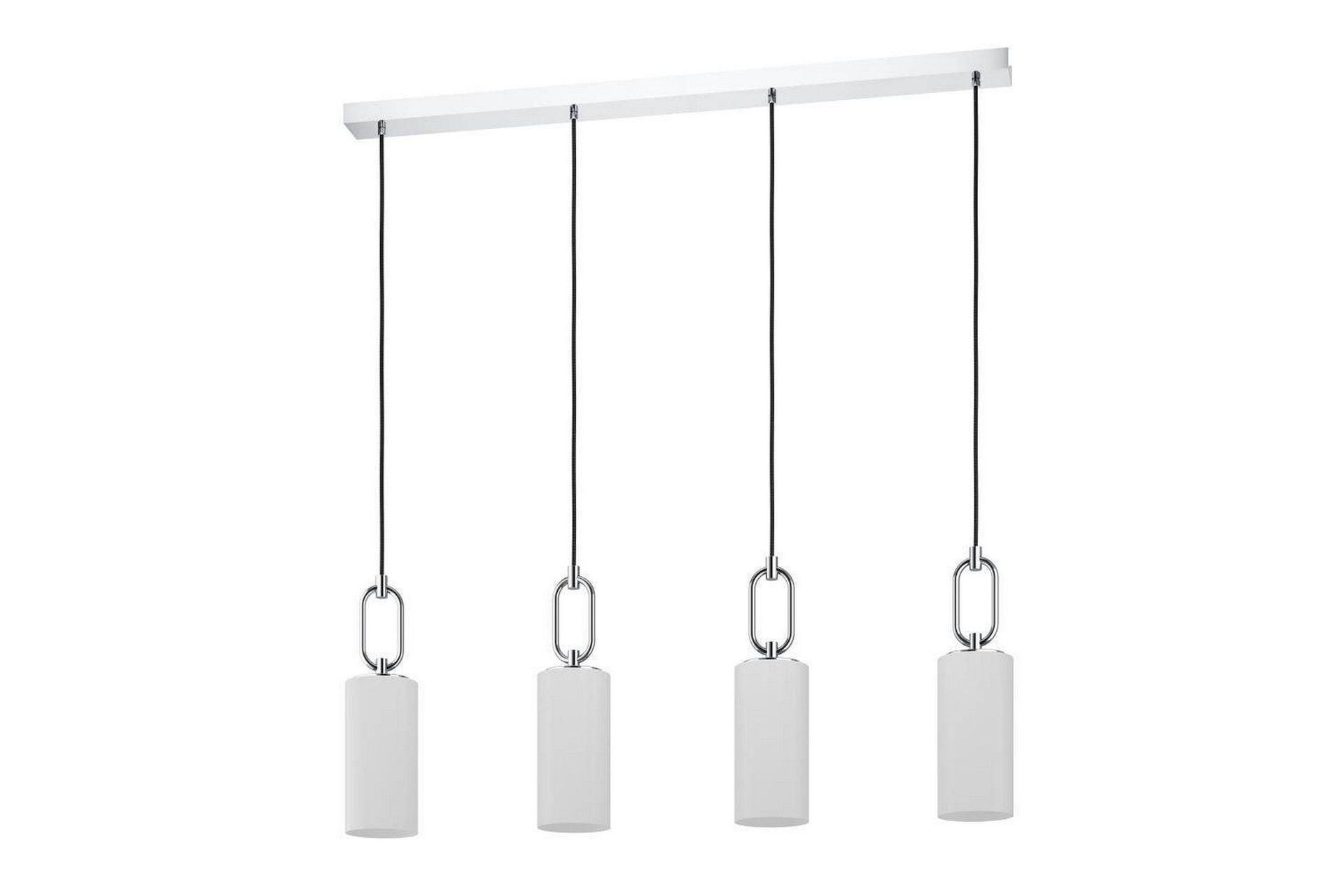 Takpendel Eglo Majana Opalhvit/Krom med 3 Lamper -