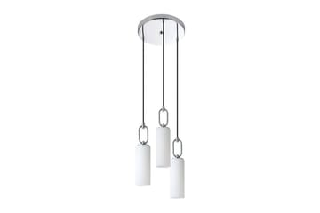 Takpendel Eglo Majana Opalhvit/Krom Rondell med 3 Lamper - Belysning - Innendørsbelysning & Lamper - Taklampe - Pendellamper & Hengelamper