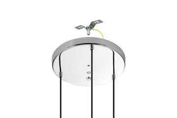 Takpendel Eglo Majana Opalhvit/Krom Rondell med 3 Lamper - Belysning - Innendørsbelysning & Lamper - Taklampe - Pendellamper & Hengelamper