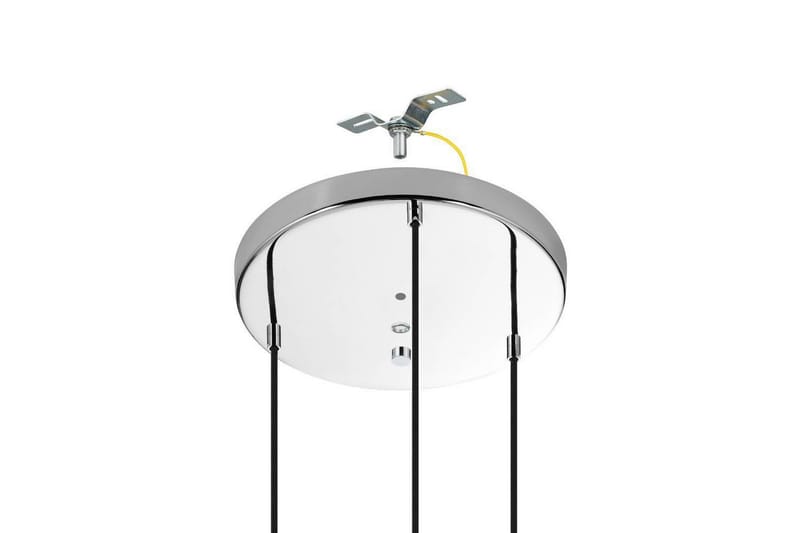 Takpendel Eglo Majana Opalhvit/Krom Rondell med 3 Lamper - Belysning - Innendørsbelysning & Lamper - Taklampe - Pendellamper & Hengelamper