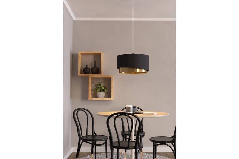 Takpendel Eglo Manderline Svart/Messing 45 cm - 45 cm - Belysning - Innendørsbelysning & Lamper - Taklampe - Pendellamper & Hengelamper