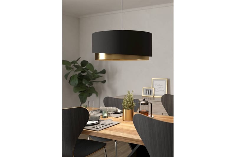 Takpendel Eglo Manderline Svart/Messing 56 cm - 56 cm - Belysning - Innendørsbelysning & Lamper - Taklampe - Pendellamper & Hengelamper