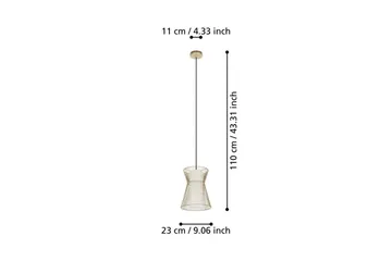 Takpendel Eglo Maseta Gullfarget Hvit - Gull/Hvit - Belysning - Innendørsbelysning & Lamper - Taklampe - Pendellamper & Hengelamper