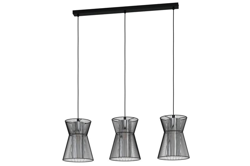 Takpendel Eglo Maseta med 3 Lamper Svart Svart-Transparent, Svart