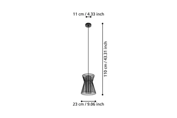 Takpendel Eglo Maseta Svart Transparent - Svart - Belysning - Innendørsbelysning & Lamper - Taklampe - Pendellamper & Hengelamper