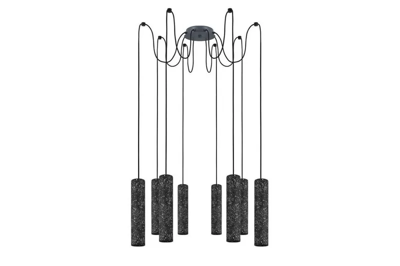 Takpendel Eglo Mentalona antrasitt terrazzo med 8 lamper - Belysning - Innendørsbelysning & Lamper - Taklampe - Pendellamper & Hengelamper