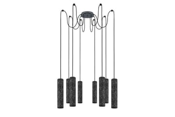 Takpendel Eglo Mentalona antrasitt terrazzo med 8 lamper - Belysning - Innendørsbelysning & Lamper - Taklampe - Pendellamper & Hengelamper