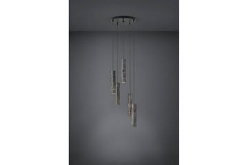 Takpendel Eglo Mentalona antrasitt terrazzo rundell med 5 lamper - Belysning - Innendørsbelysning & Lamper - Taklampe - Pendellamper & Hengelamper