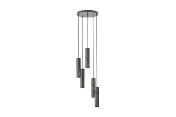 Takpendel Eglo Mentalona antrasitt terrazzo rundell med 5 lamper - Belysning - Innendørsbelysning & Lamper - Taklampe - Pendellamper & Hengelamper