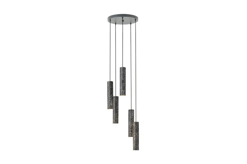 Takpendel Eglo Mentalona antrasitt terrazzo rundell med 5 lamper, undefined