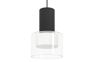 Takpendel Eglo Molineros svart/gjennomsiktig rundell med 5 lamper - Belysning - Innendørsbelysning & Lamper - Taklampe - Pendellamper & Hengelamper