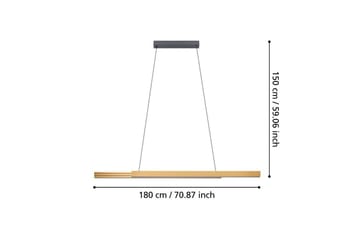Takpendel Eglo Montebuono Brun - Belysning - Innendørsbelysning & Lamper - Taklampe - Pendellamper & Hengelamper