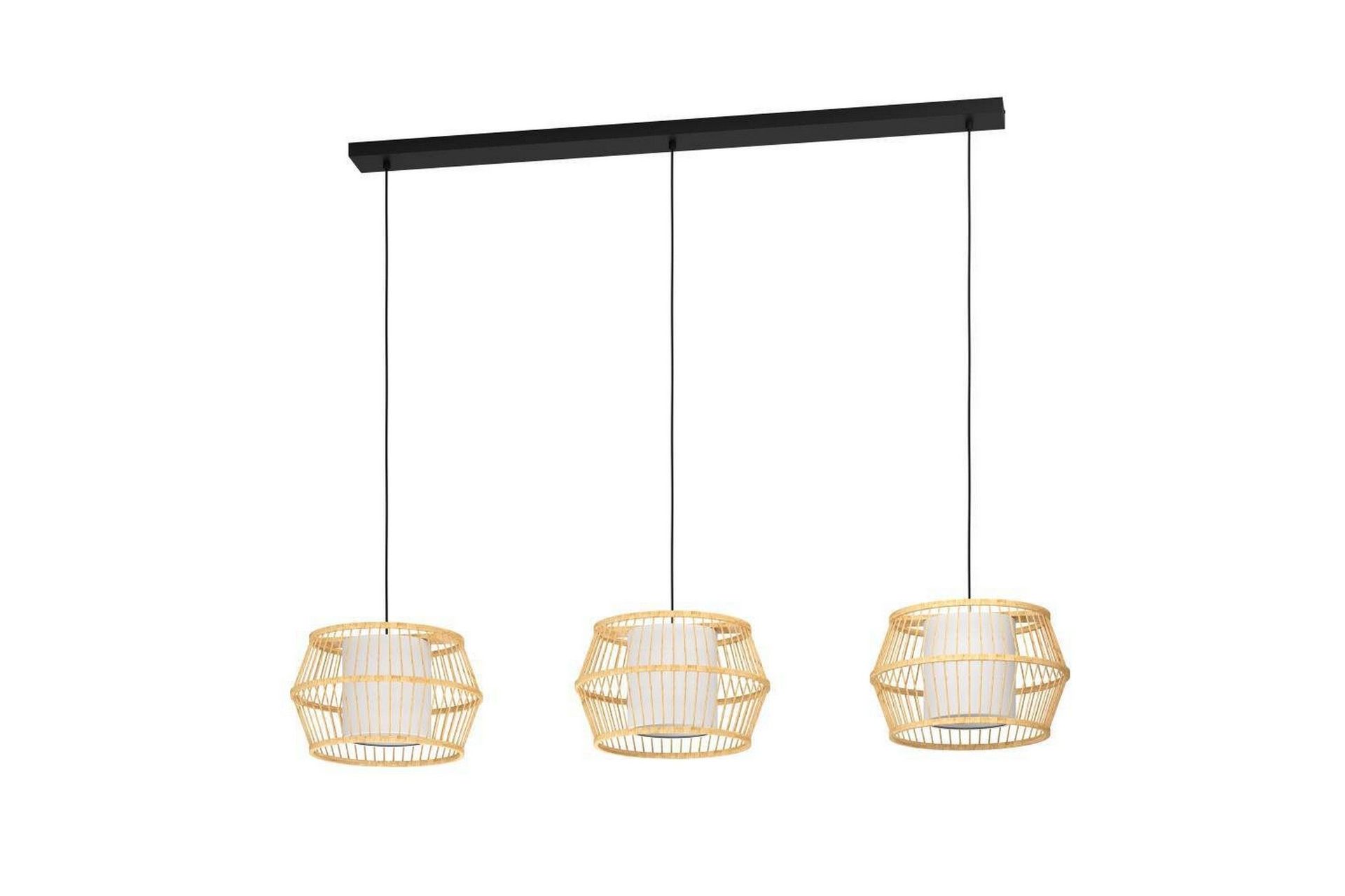 Takpendel Eglo Monterroso Natur med 3 Lamper -