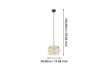 Takpendel Eglo Monterroso Natur - Belysning - Innendørsbelysning & Lamper - Taklampe - Pendellamper & Hengelamper