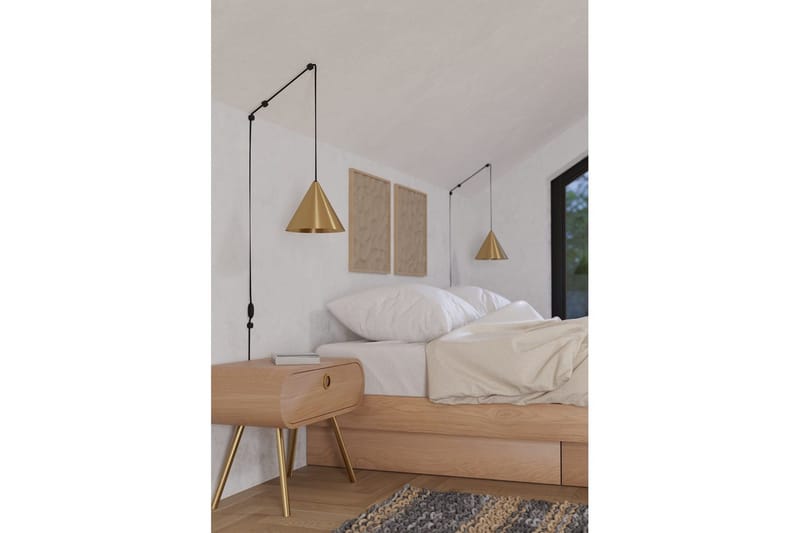 Takpendel Eglo Narices - Svart/Messing - Belysning - Innendørsbelysning & Lamper - Taklampe - Pendellamper & Hengelamper