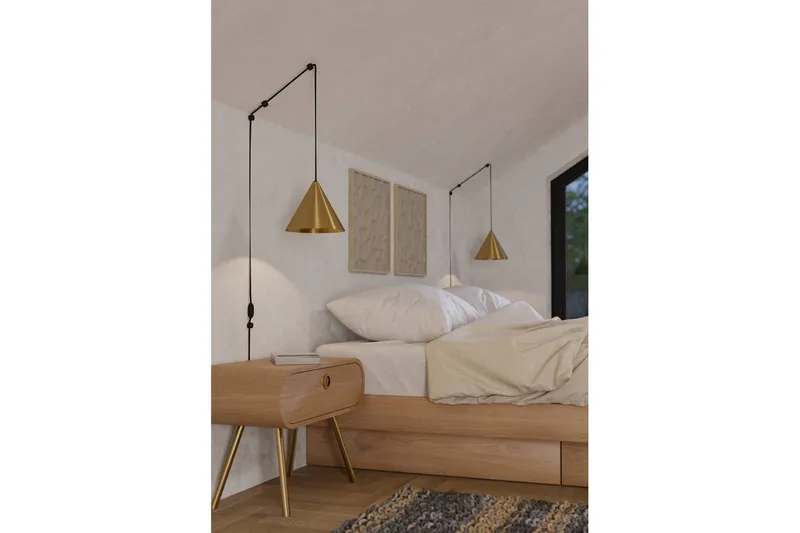 Takpendel Eglo Narices - Svart/Messing - Belysning - Innendørsbelysning & Lamper - Taklampe - Pendellamper & Hengelamper