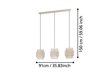 Takpendel Eglo Oltamar Sand med 3 Lamper - Belysning - Innendørsbelysning & Lamper - Taklampe - Pendellamper & Hengelamper