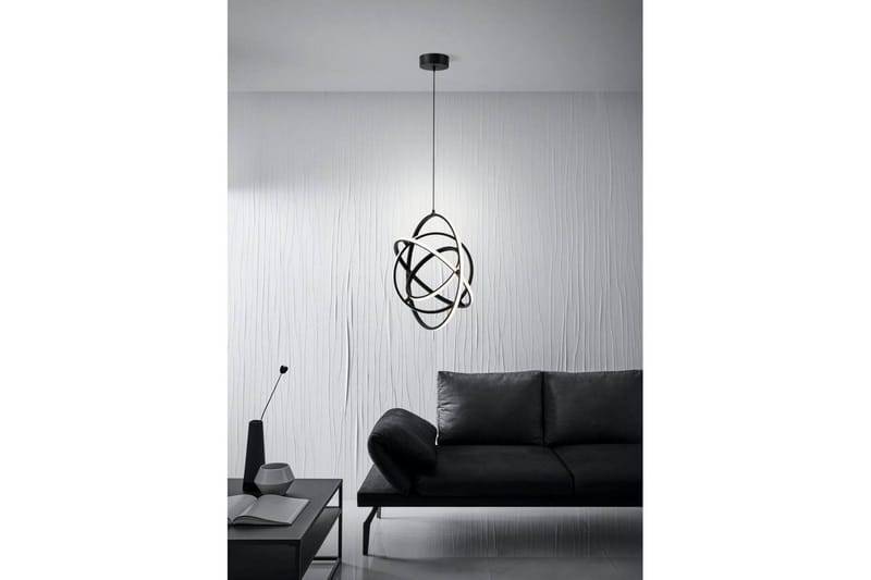 Takpendel Eglo Retornio Svart/Hvit 58 cm - 58 cm - Belysning - Innendørsbelysning & Lamper - Taklampe - Pendellamper & Hengelamper