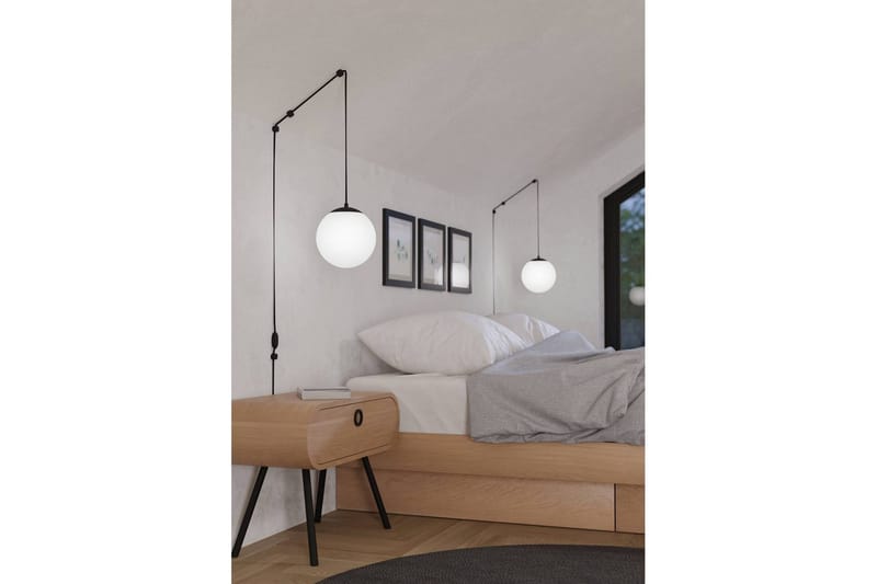 Takpendel Eglo Rondo 3 - Hvit/Svart - Belysning - Innendørsbelysning & Lamper - Taklampe - Pendellamper & Hengelamper