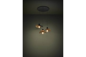 Takpendel Eglo Saceda Svart/Gull Rondell med 3 Lamper - Belysning - Innendørsbelysning & Lamper - Taklampe - Pendellamper & Hengelamper
