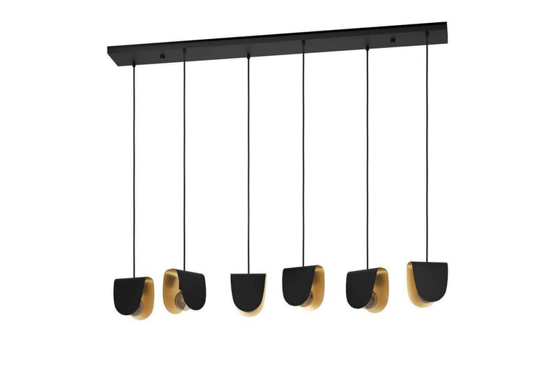 Takpendel Eglo Serenara Svart/Gull med 6 lamper - Belysning - Innendørsbelysning & Lamper - Taklampe - Pendellamper & Hengelamper