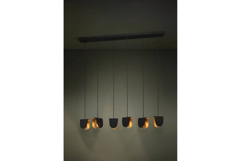 Takpendel Eglo Serenara Svart/Gull med 6 lamper - Belysning - Innendørsbelysning & Lamper - Taklampe - Pendellamper & Hengelamper