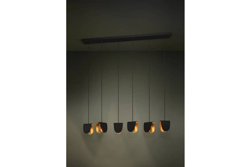 Takpendel Eglo Serenara Svart/Gull med 6 lamper - Belysning - Innendørsbelysning & Lamper - Taklampe - Pendellamper & Hengelamper
