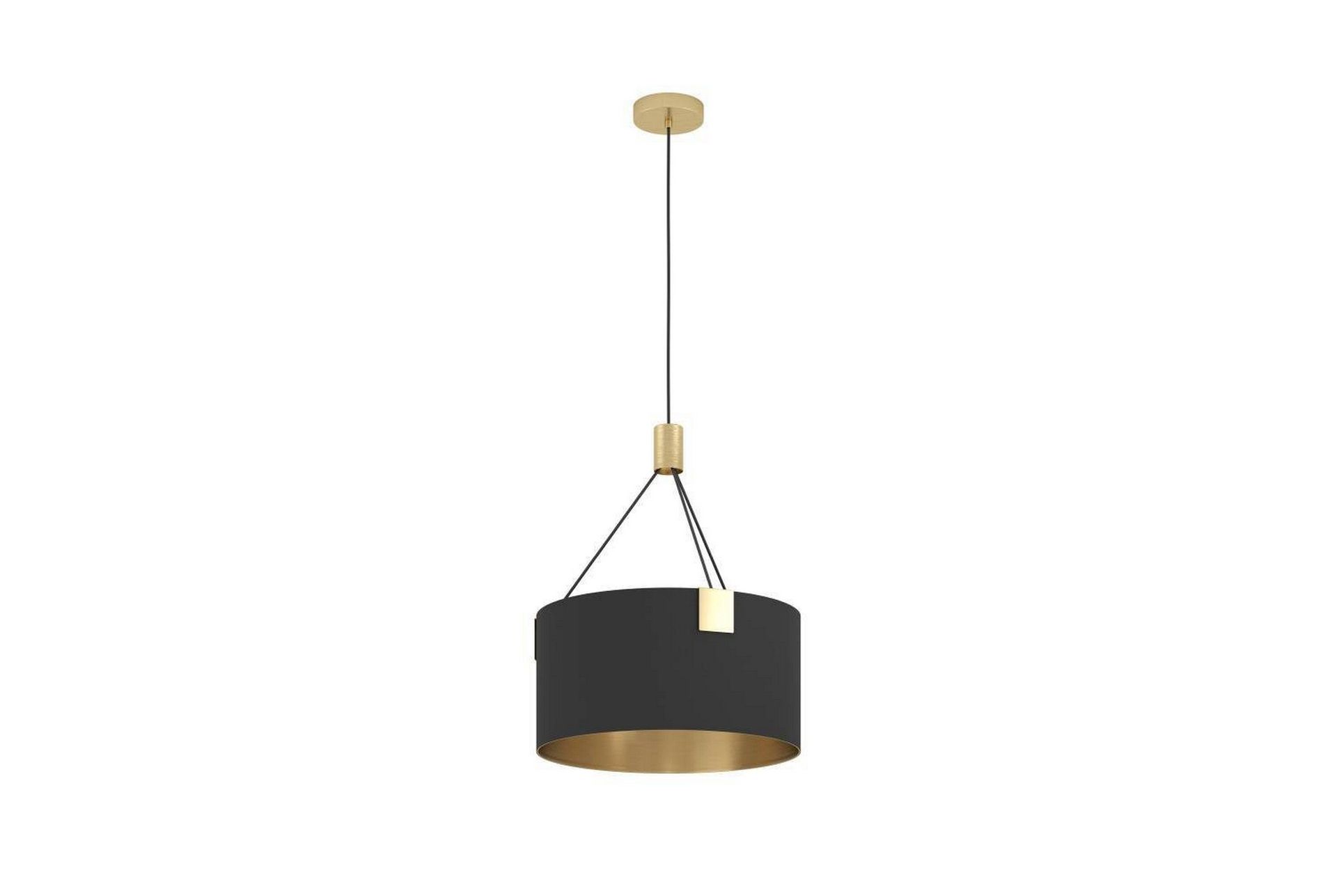 Takpendel Eglo Tortola 1 Svart/Messing -