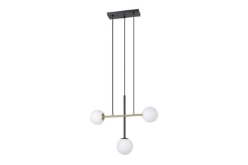 Takpendel Eglo Paz Opalhvit/Svart Messing med 3 Lamper - Belysning - Innendørsbelysning & Lamper - Taklampe - Pendellamper & Hengelamper