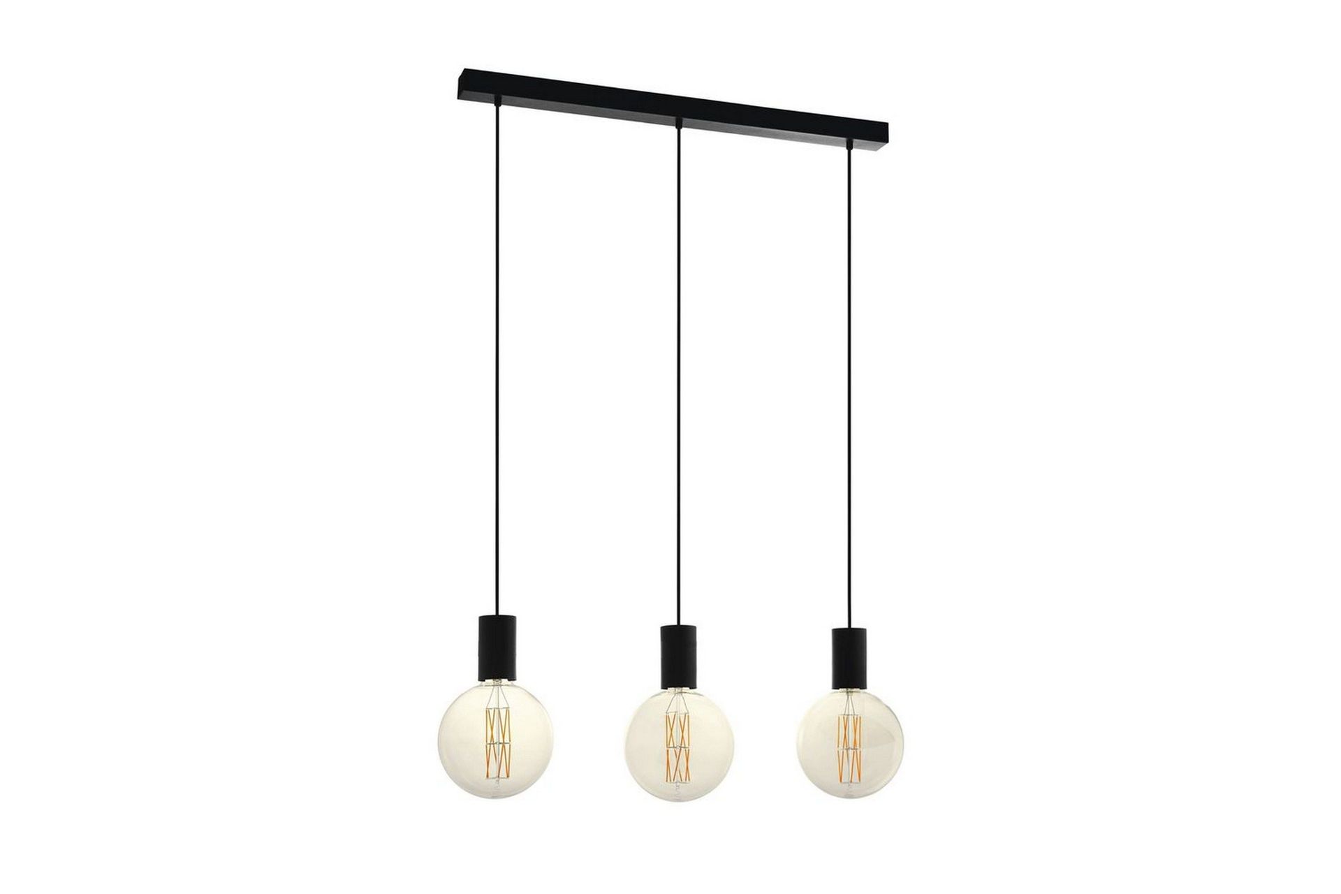 Takpendel Eglo Pozueta med 3 Lamper - Svart