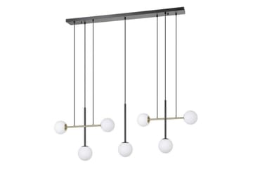 Takpendel Eglo Paz Opalhvit/Svart Messing med 7 Lamper - Belysning - Innendørsbelysning & Lamper - Taklampe - Pendellamper & Hengelamper